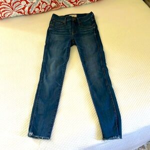 Madewell 9” High Rise Skinny Jean denim size 25